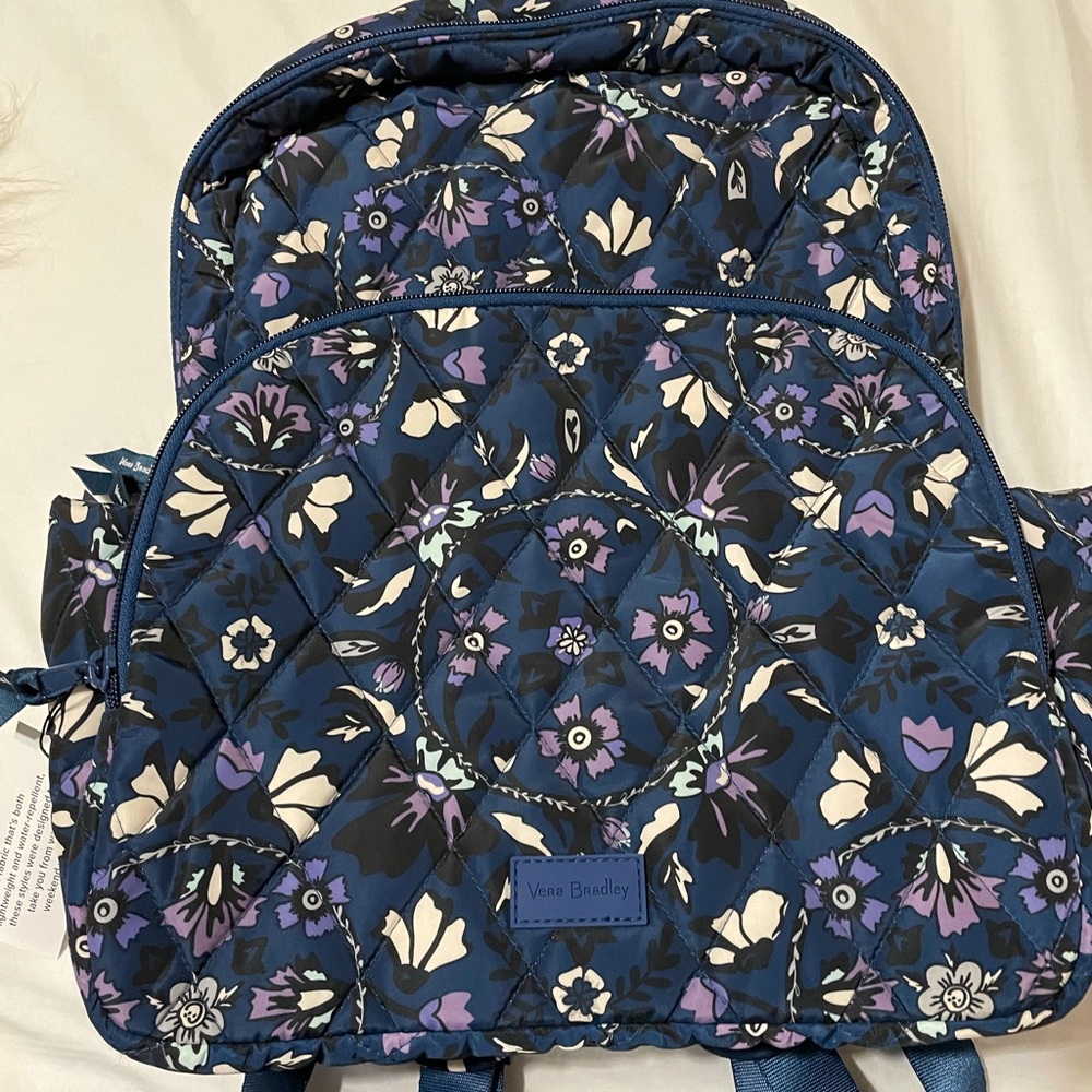 Vera Bradley Ultralight Backpack, Fleur Medallion